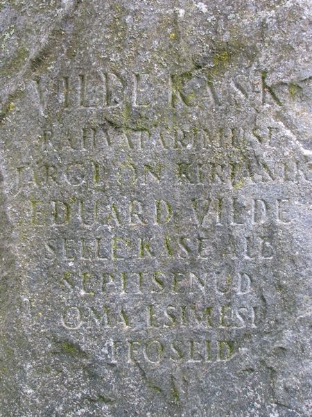 Foto: Heiki Koov, august 2012. 