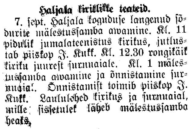 "Virumaa Teataja" 4.09.1930