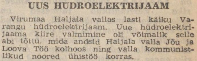„Õhtuleht“ 15.11.1949