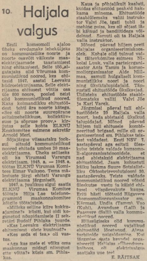 "Punane Täht" 12.09.1968