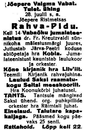 "Virumaa Teataja" 26.07.1935