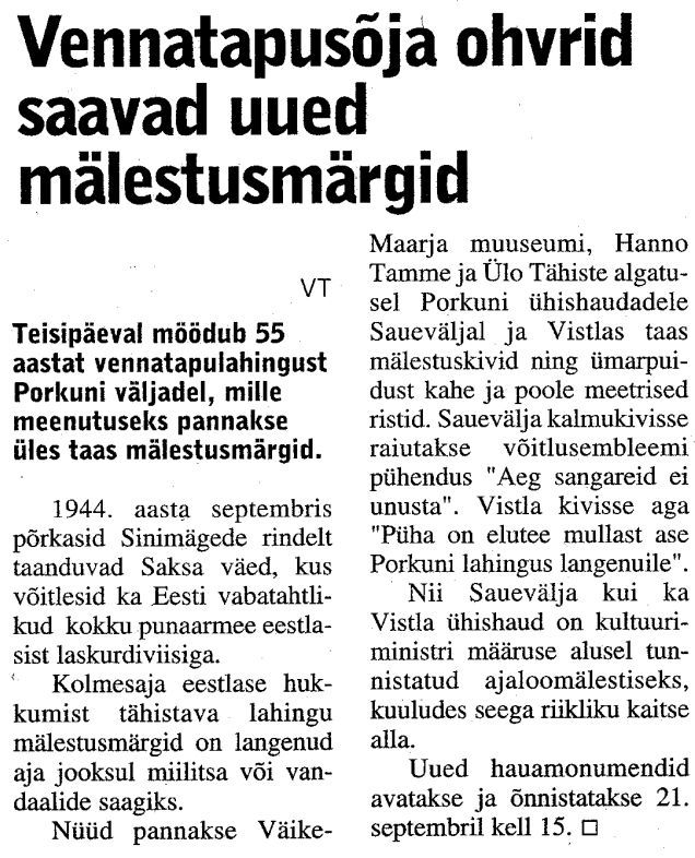 "Virumaa Teataja" 17.09.1999