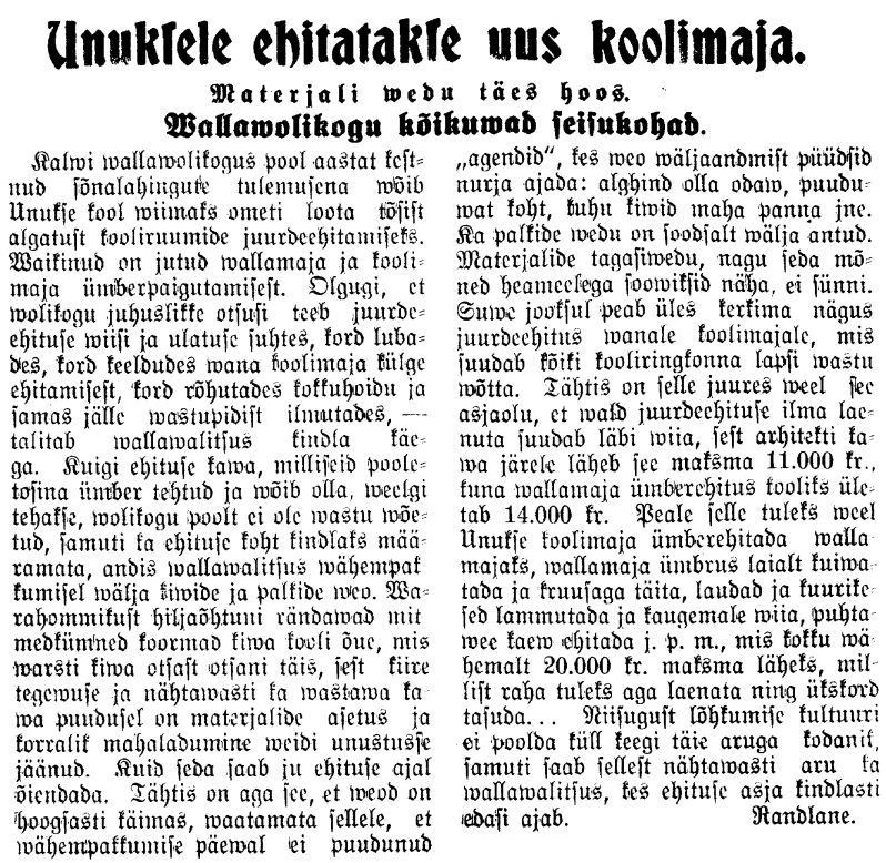 "Virumaa Teataja" 4.03.1930